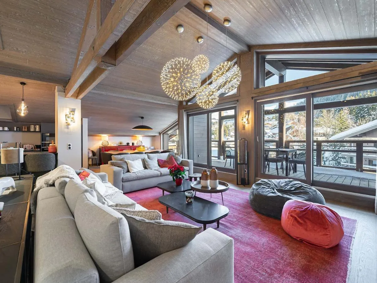 Penthouse A Megeve Avec Jacuzzi, Sauna, Piscine & Salle De Sport - Fr-1-569-27